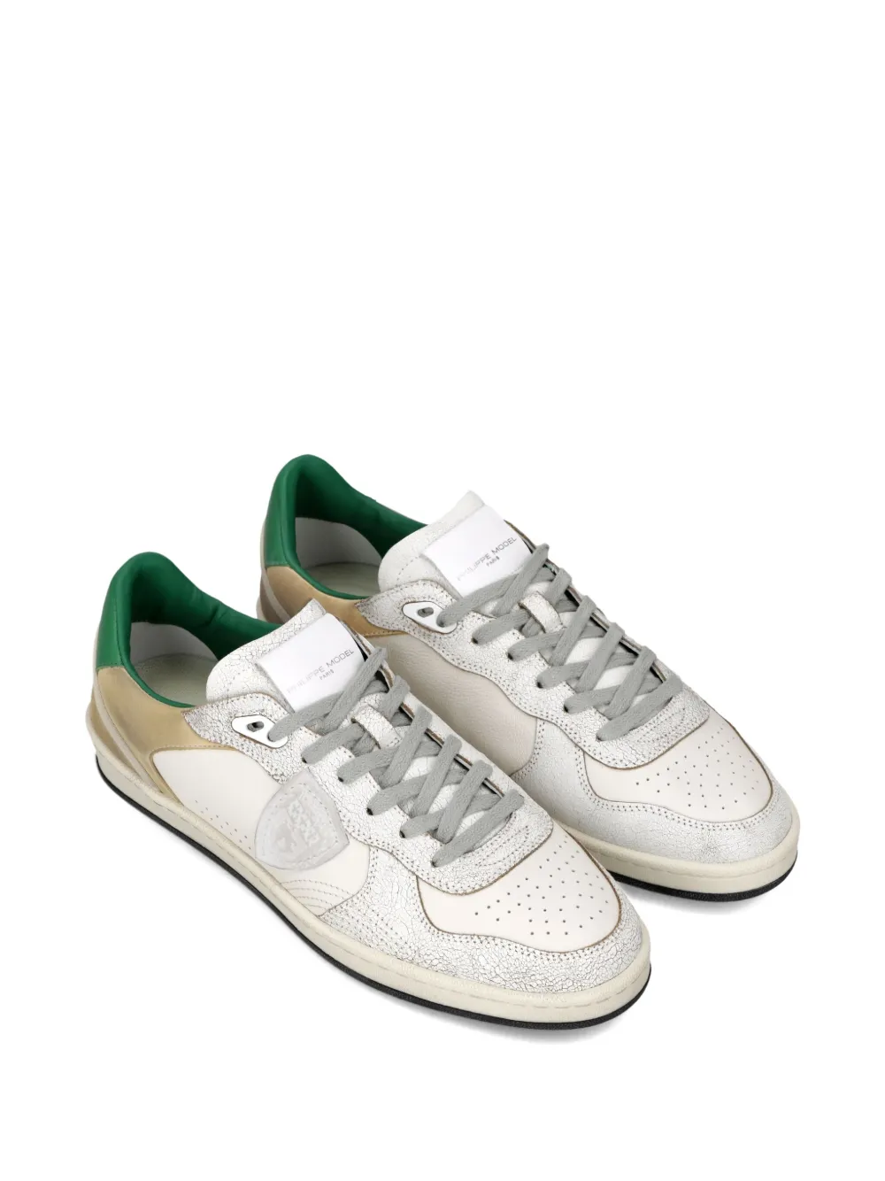 Philippe Model Paris leather sneakers Neutrals