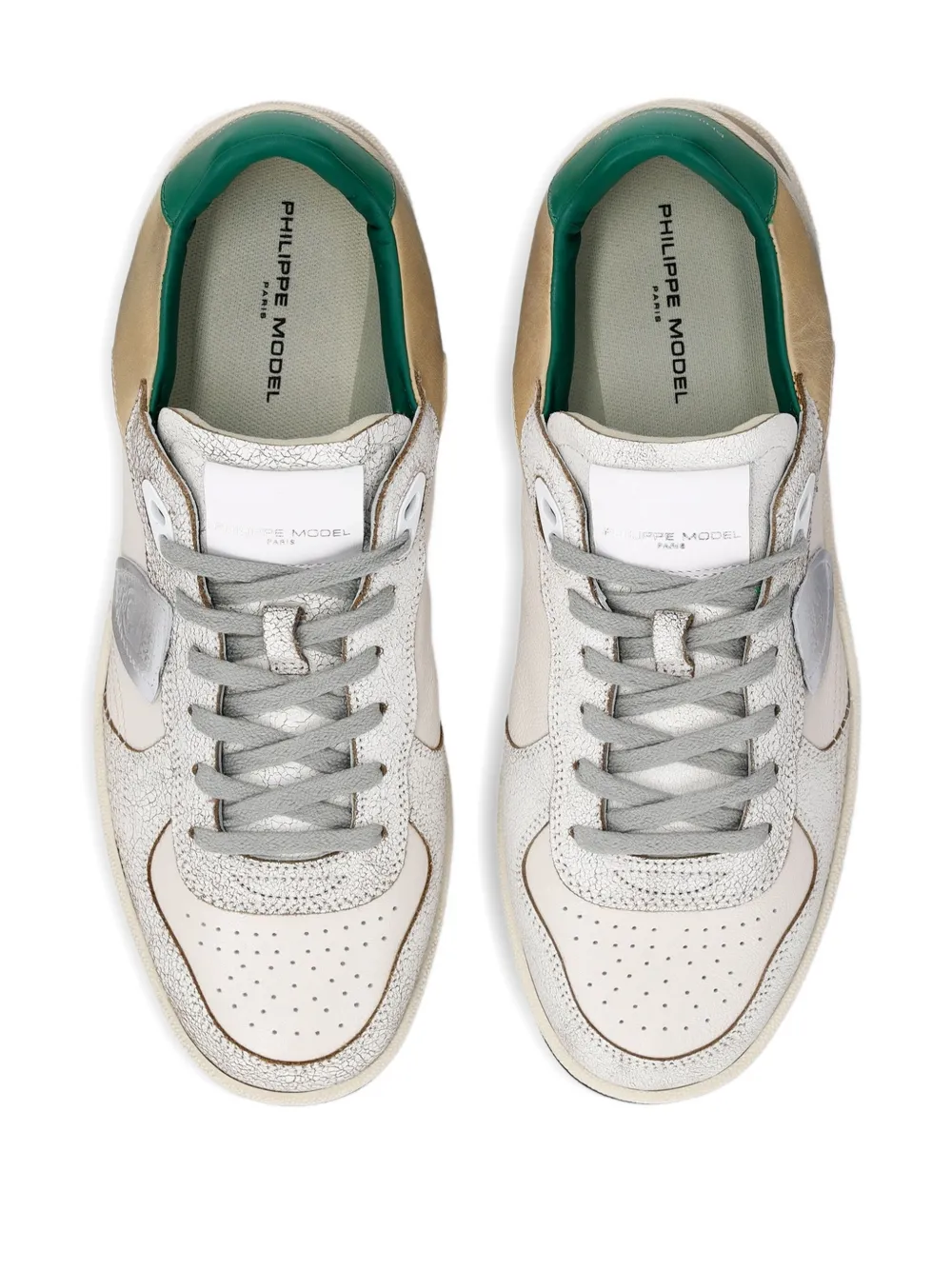Philippe Model Paris leather sneakers Neutrals