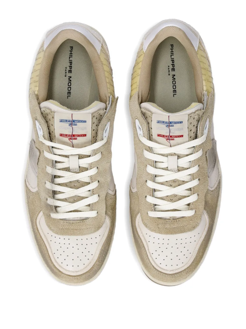 Philippe Model Paris Sneakers met vlakken Wit