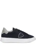 Philippe Model Paris suede-panelled sneakers - Blue