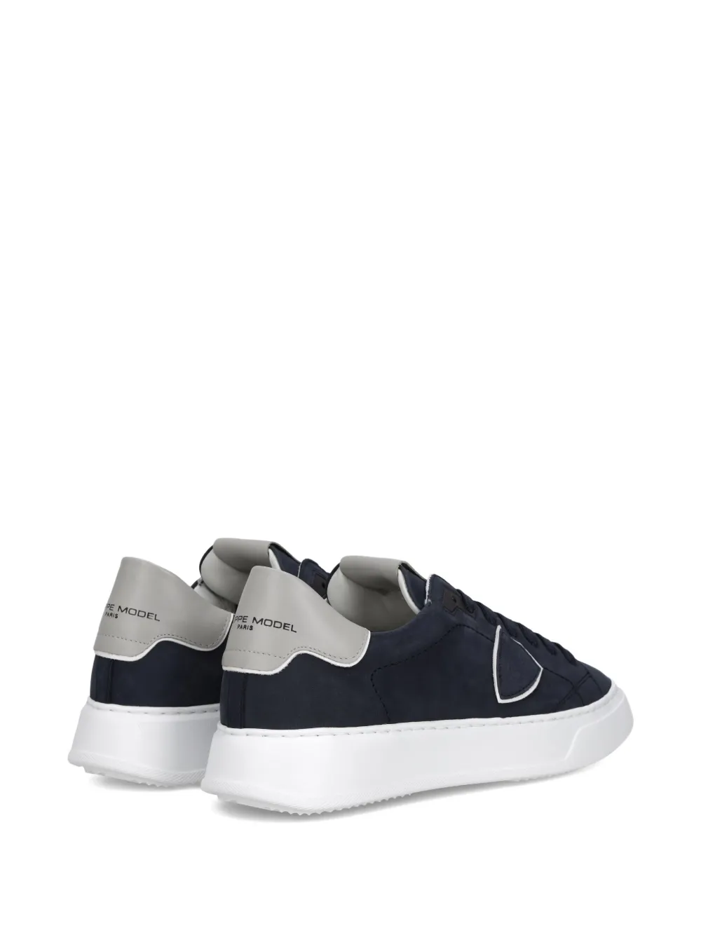 Philippe Model Paris suede-panelled sneakers Blue