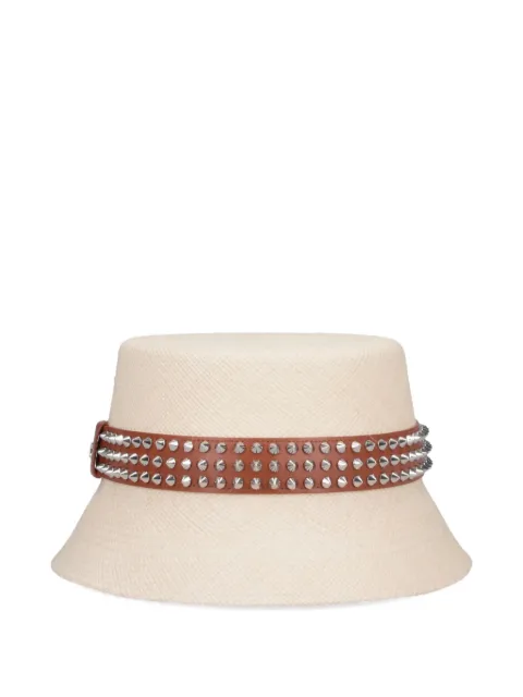 Christian Louboutin Bobino Spikes bucket hat