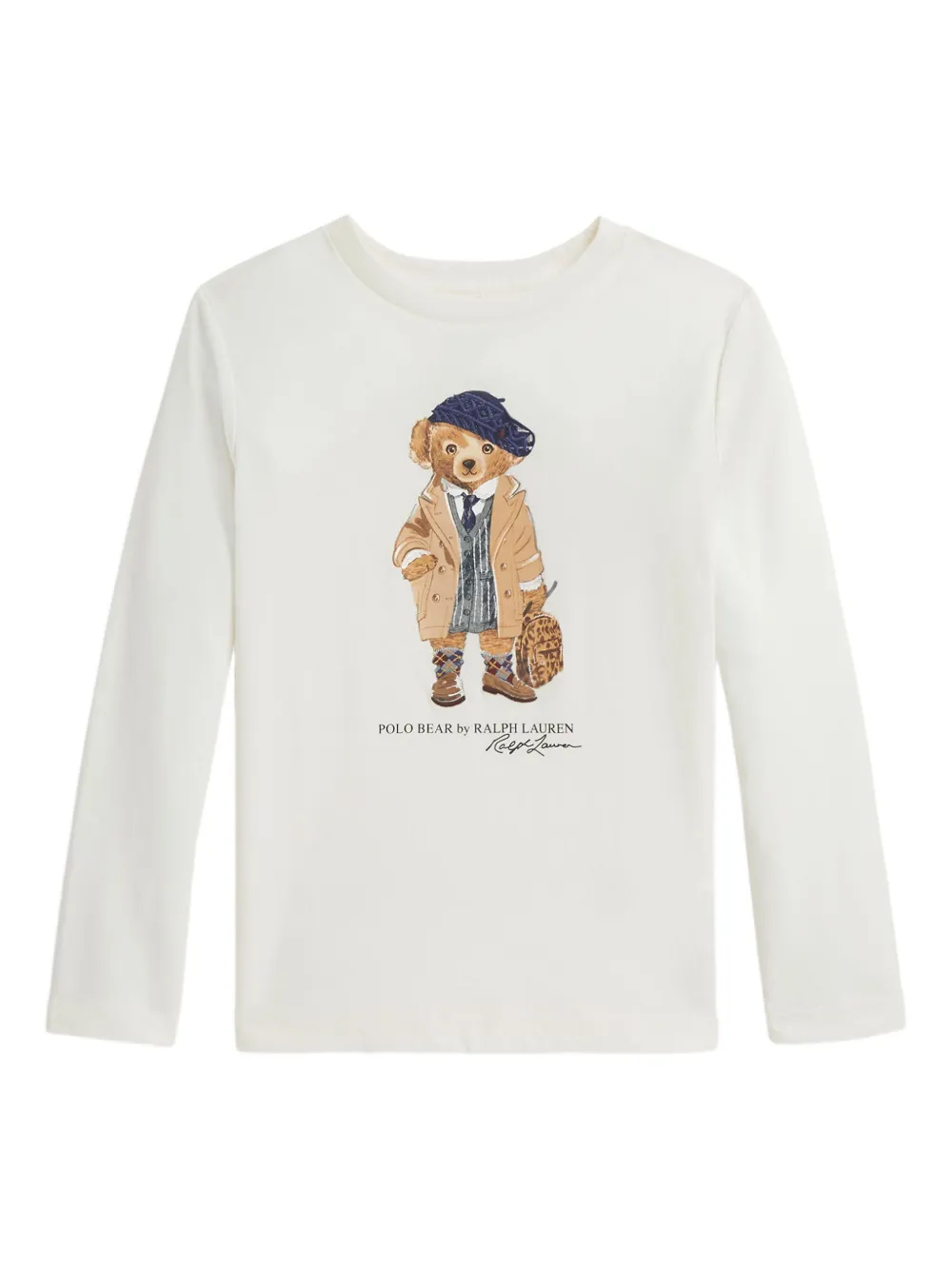 POLO RALPH LAUREN KIDS T-shirt met lange mouwen Wit