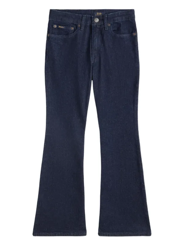 POLO RALPH LAUREN KIDS five-pocket Flared Jeans Blue