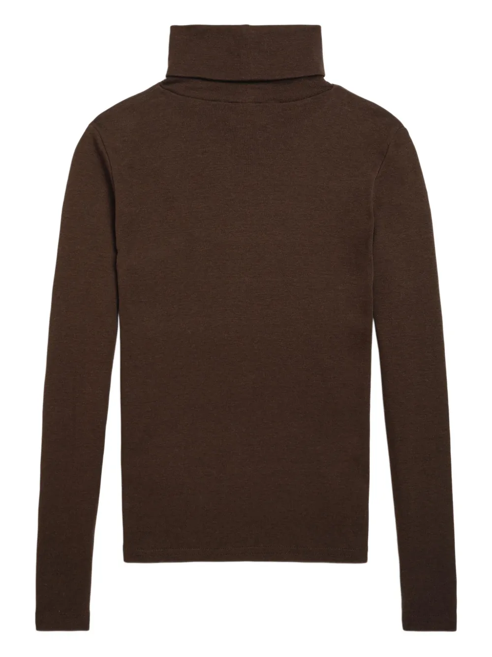 POLO RALPH LAUREN KIDS Top met col en lange mouwen Bruin