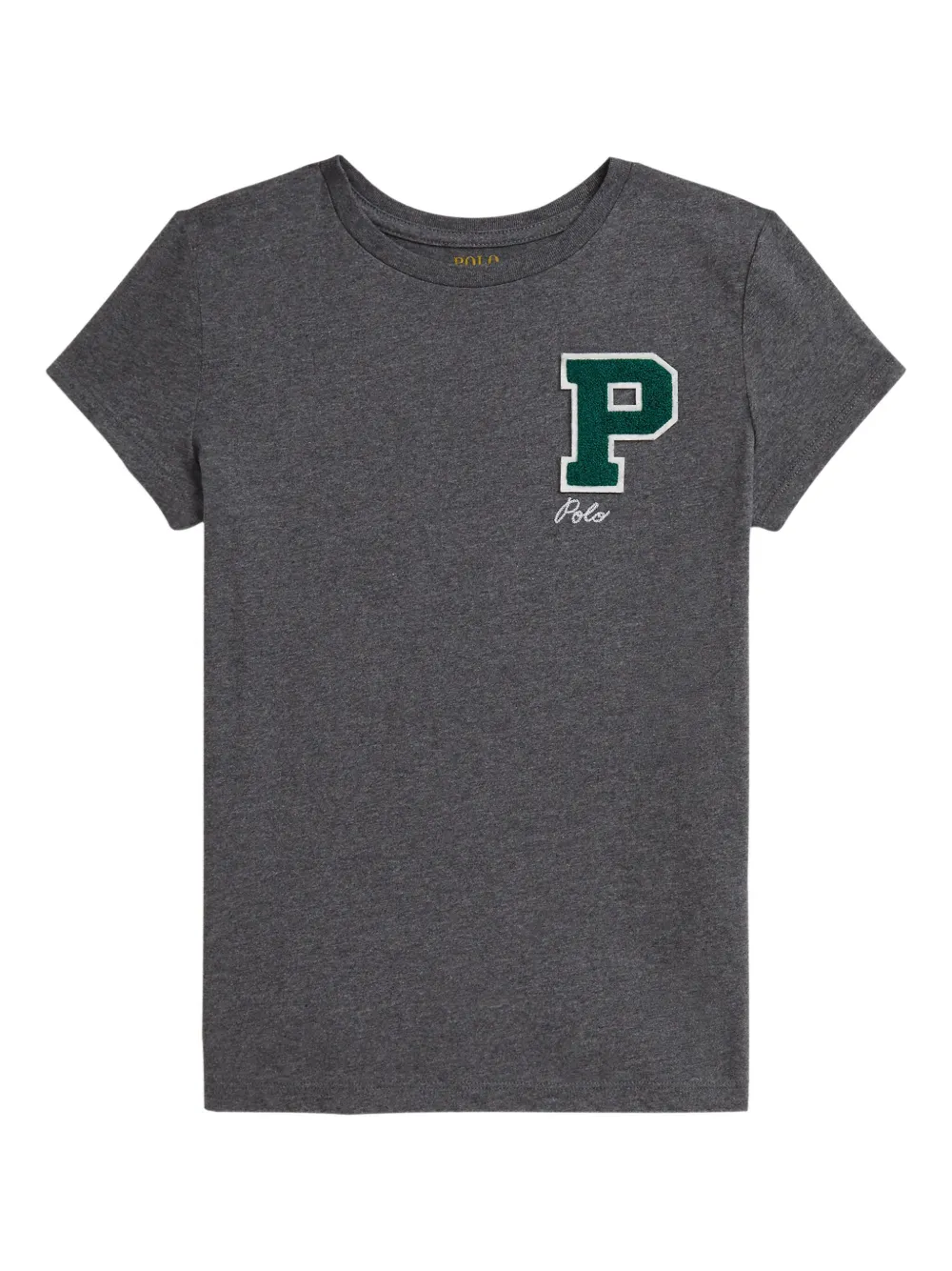 POLO RALPH LAUREN KIDS T-shirt met logopatch Grijs