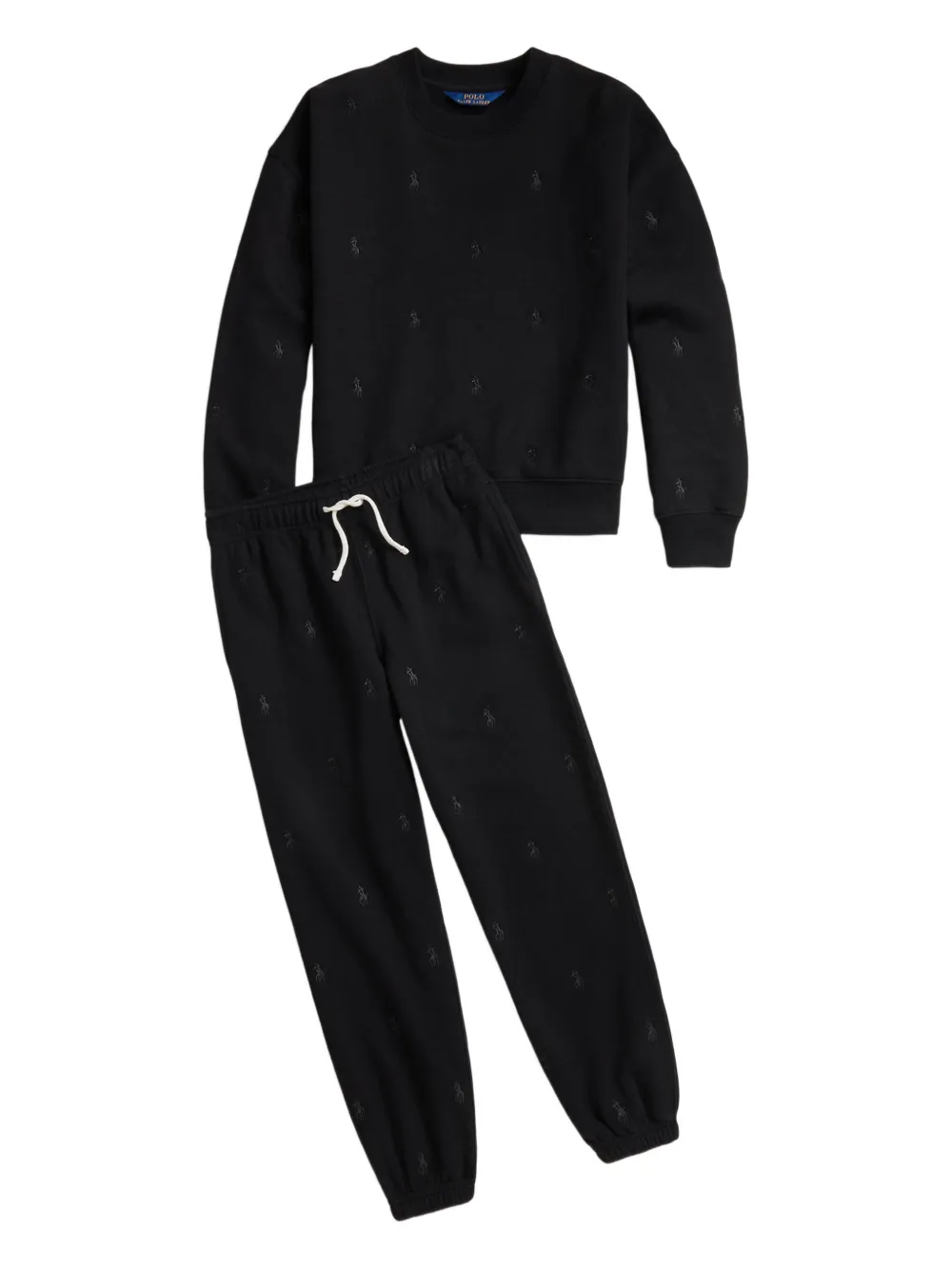 POLO RALPH LAUREN KIDS Sweater met geborduurd logo Zwart