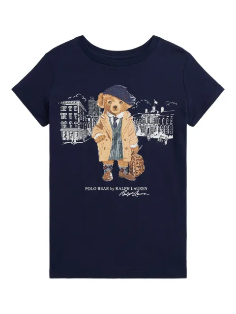 POLO RALPH LAUREN KIDS logo crew-neck T-shirt
