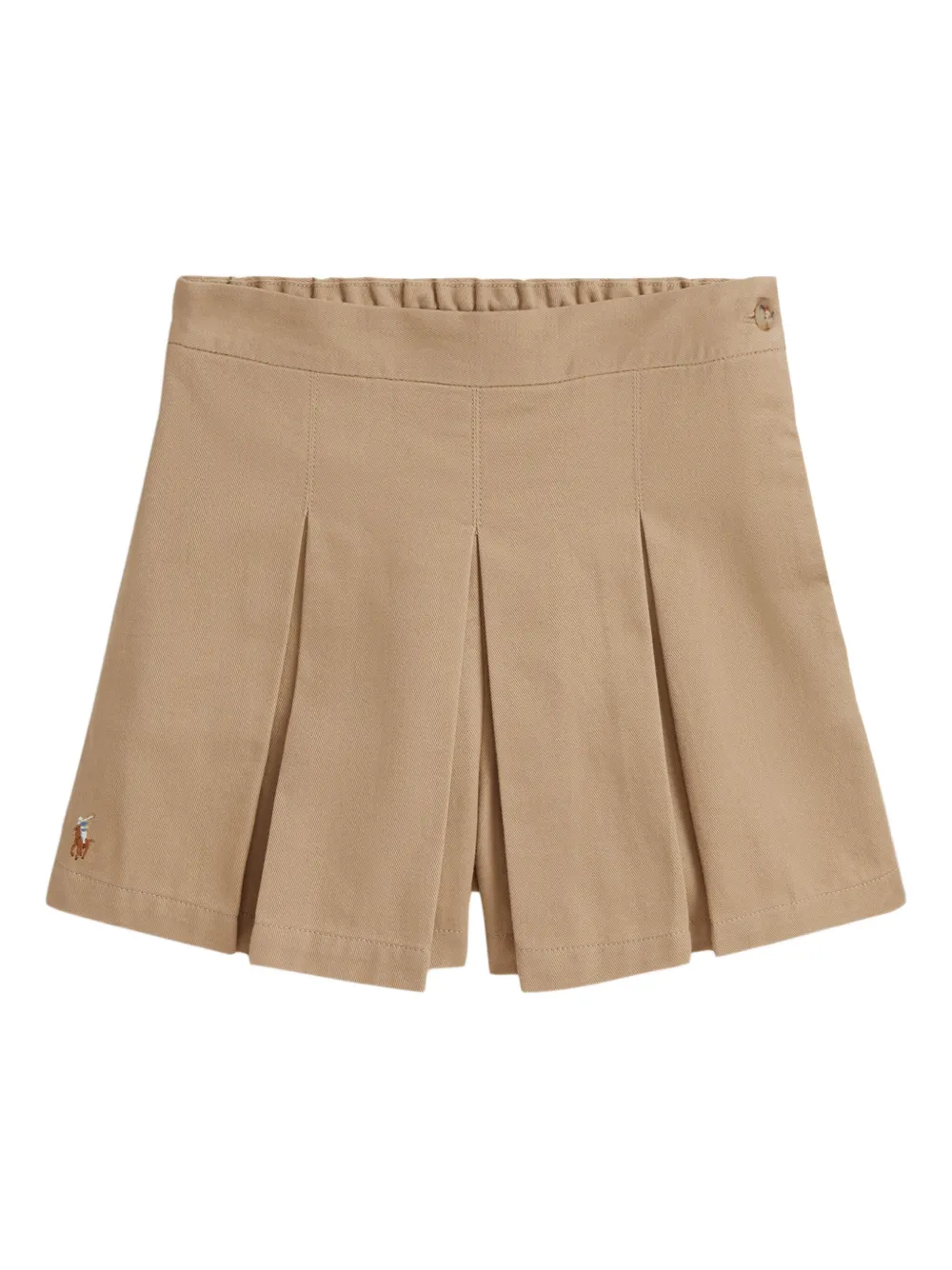 POLO RALPH LAUREN KIDS pleated skorts | Neutrals | Image 1