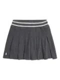POLO RALPH LAUREN KIDS pleated jersey skirt - Grey