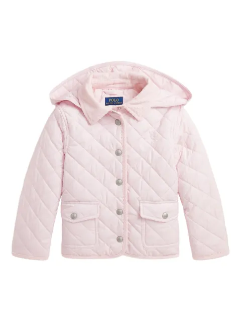 POLO RALPH LAUREN KIDS quilted hooded jacket