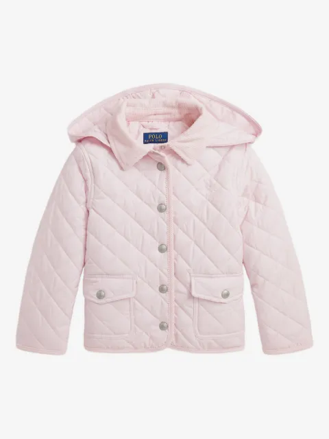 POLO RALPH LAUREN KIDS quilted hooded jacket