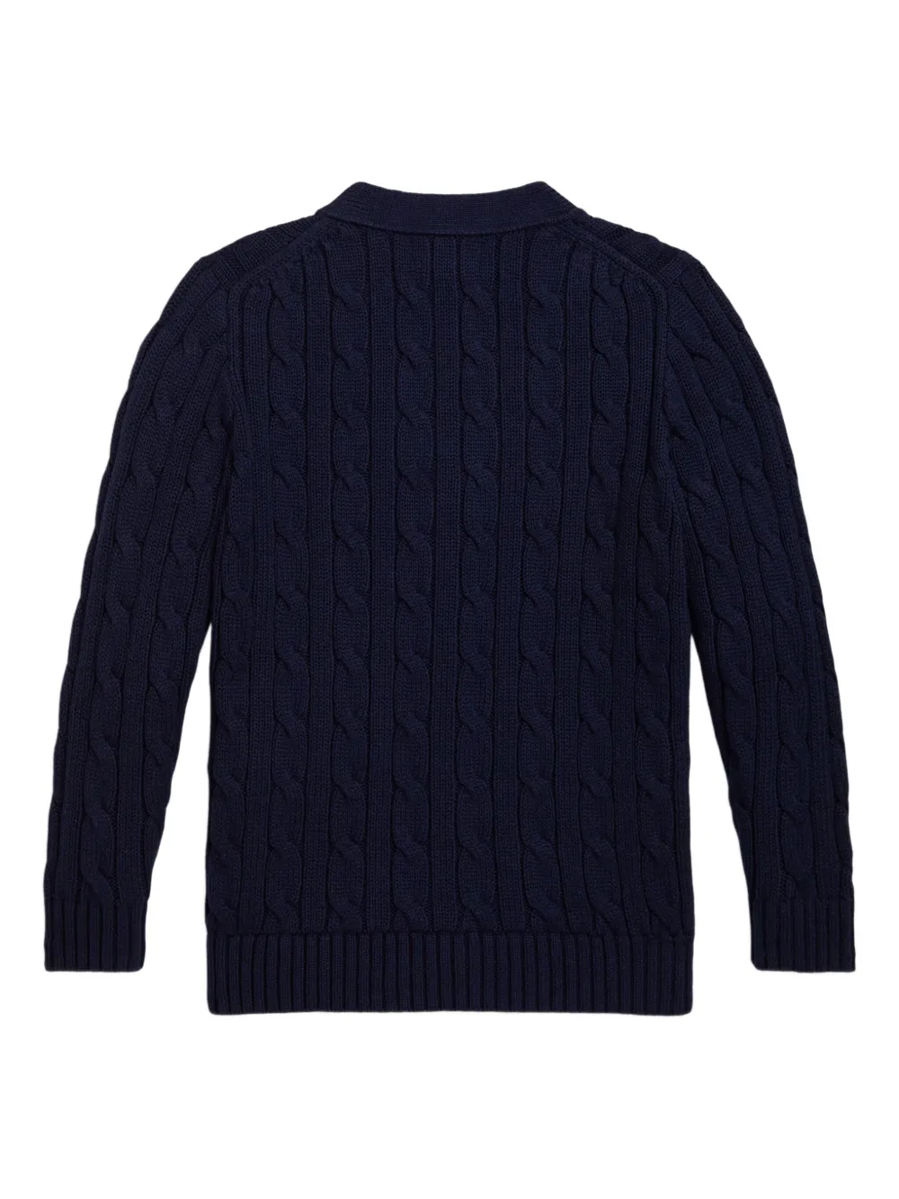 POLO RALPH LAUREN KIDS Kabelgebreid vest Blauw