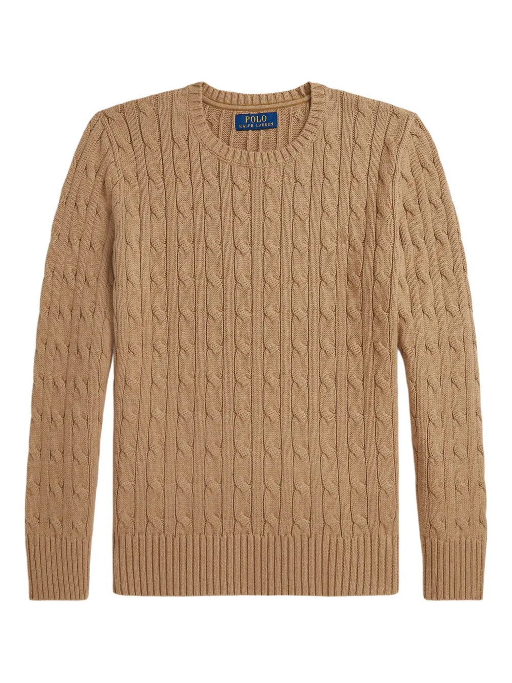 POLO RALPH LAUREN KIDS Kabelgebreide trui Bruin