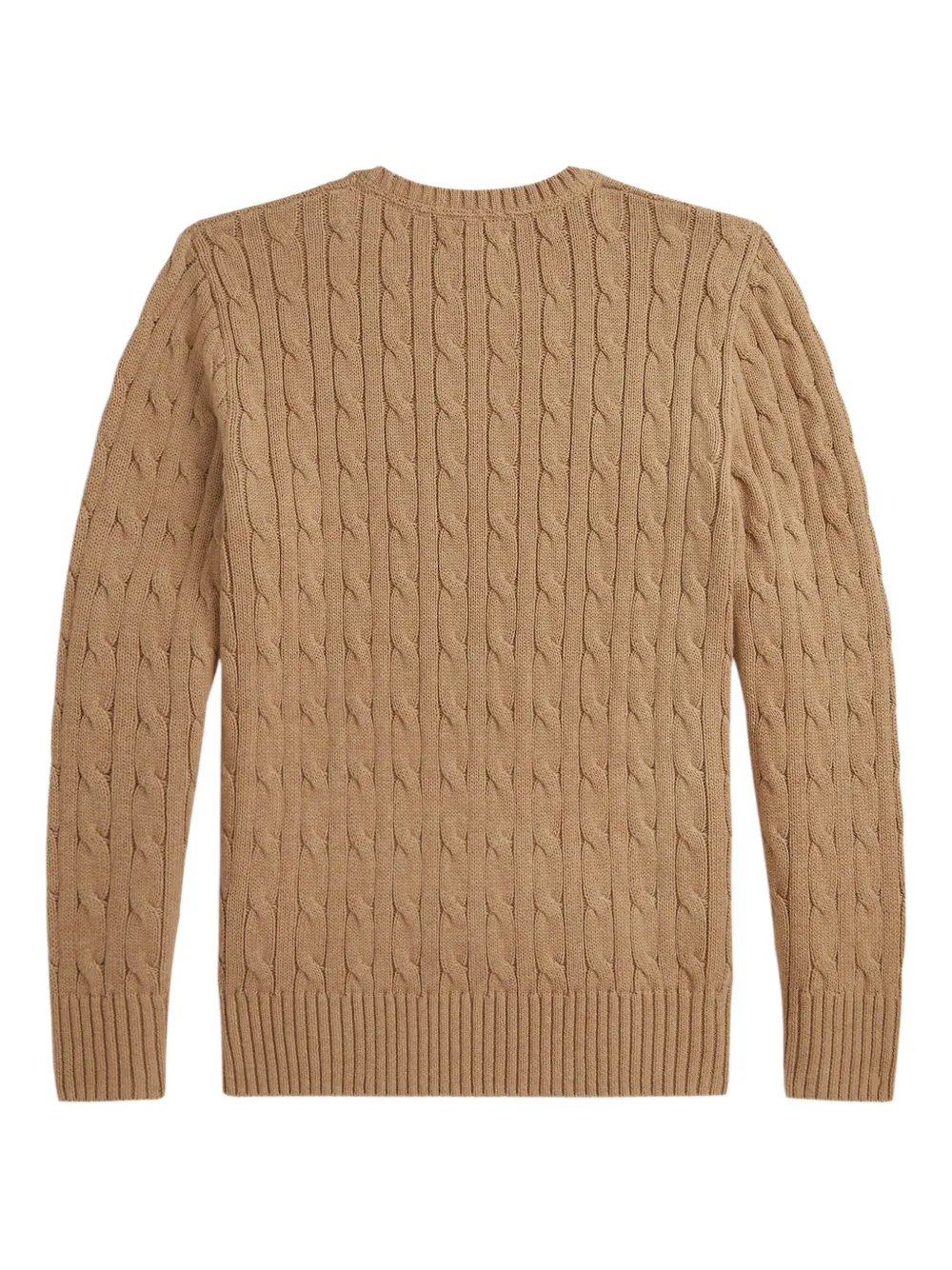 POLO RALPH LAUREN KIDS Kabelgebreide trui Bruin