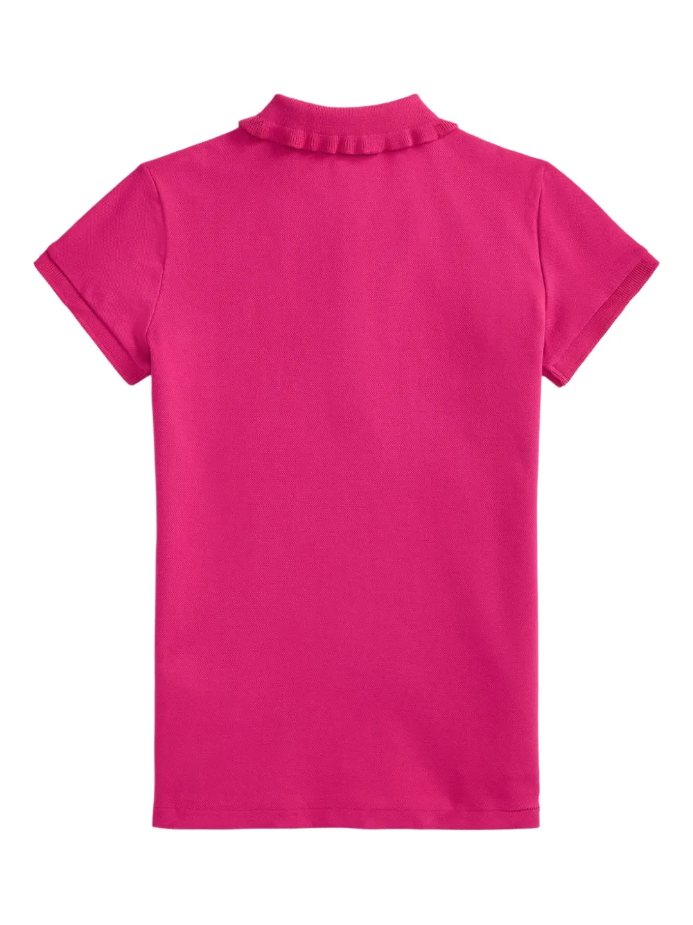 POLO RALPH LAUREN KIDS ruffle-collar polo shirt Roze