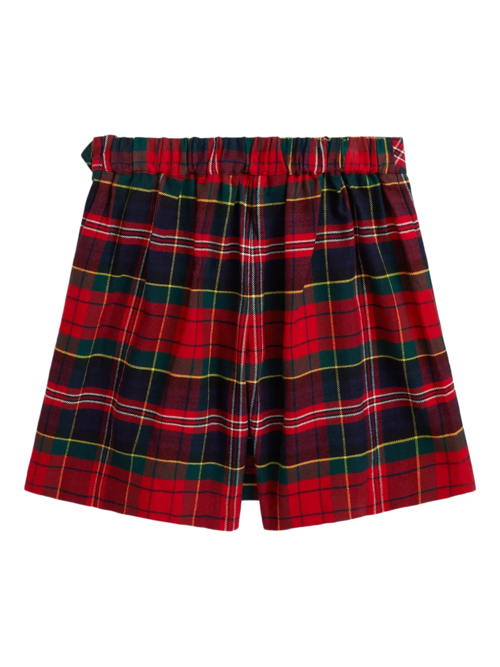 POLO RALPH LAUREN KIDS Skorts met tartan-ruit en plooien Rood