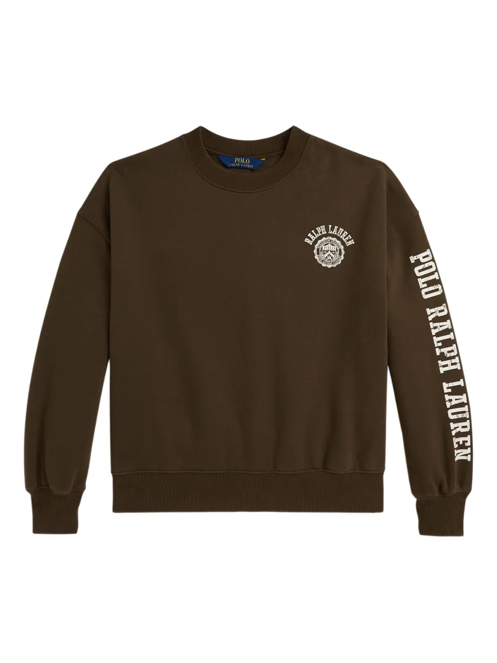 POLO RALPH LAUREN KIDS Sweater met logoprint Bruin