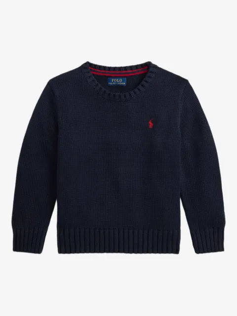 POLO RALPH LAUREN KIDS suéter con detalle del logo