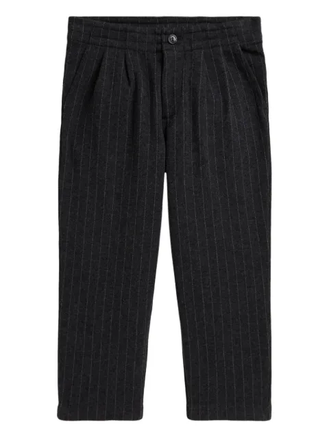 POLO RALPH LAUREN KIDS pinstripe jacquard trousers