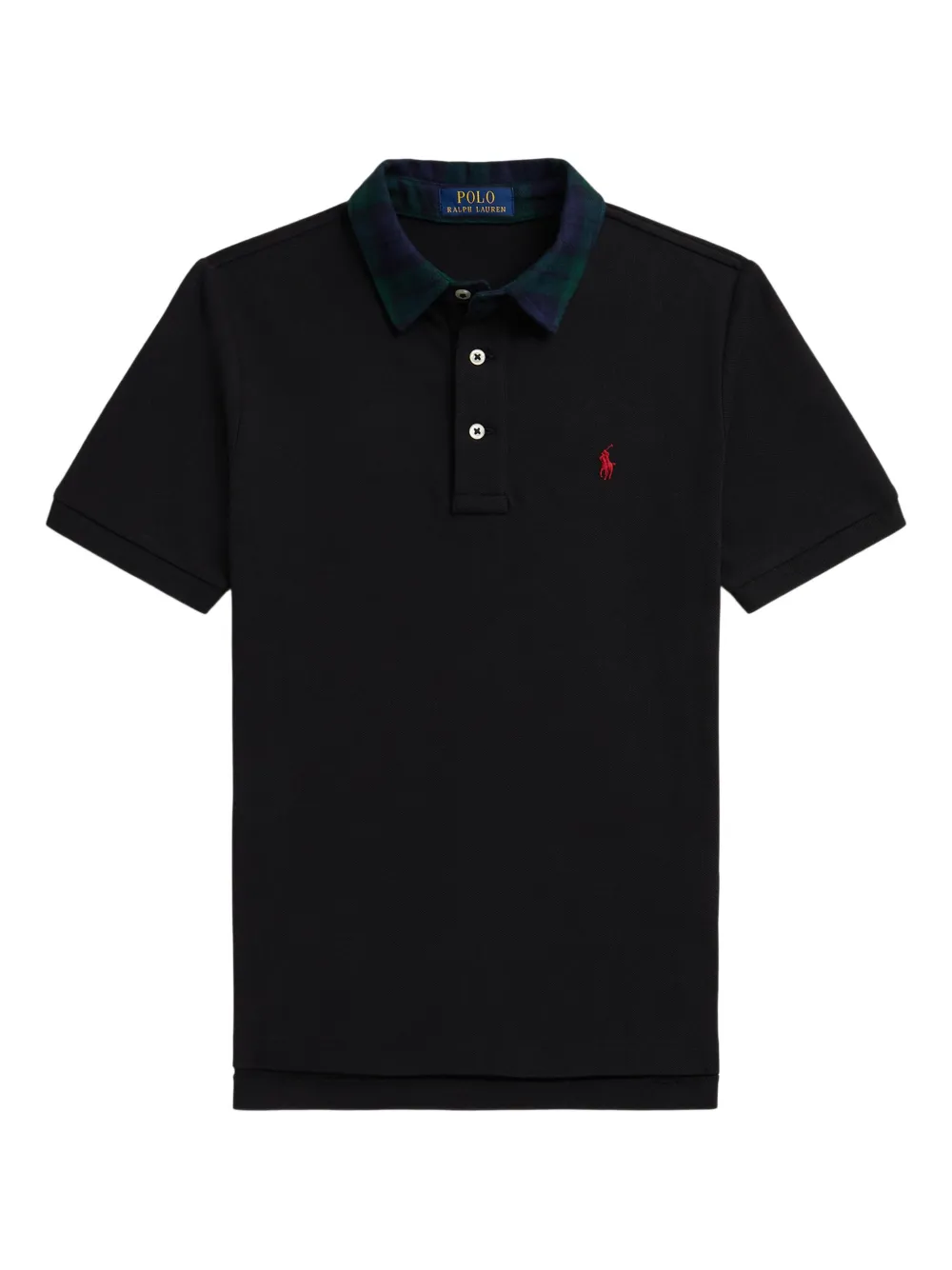 POLO RALPH LAUREN KIDS Poloshirt met print Zwart