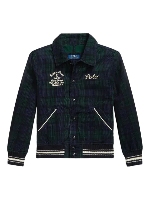 POLO RALPH LAUREN KIDS corduroy-plaid jacket