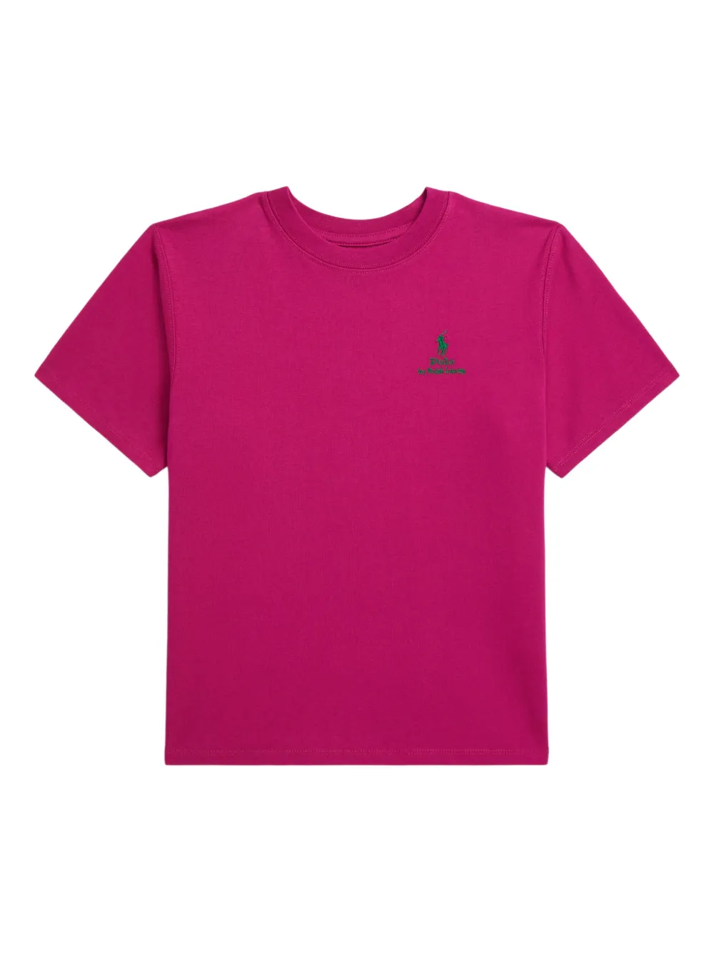 POLO RALPH LAUREN KIDS short-sleeve crew-neck T-shirt Roze