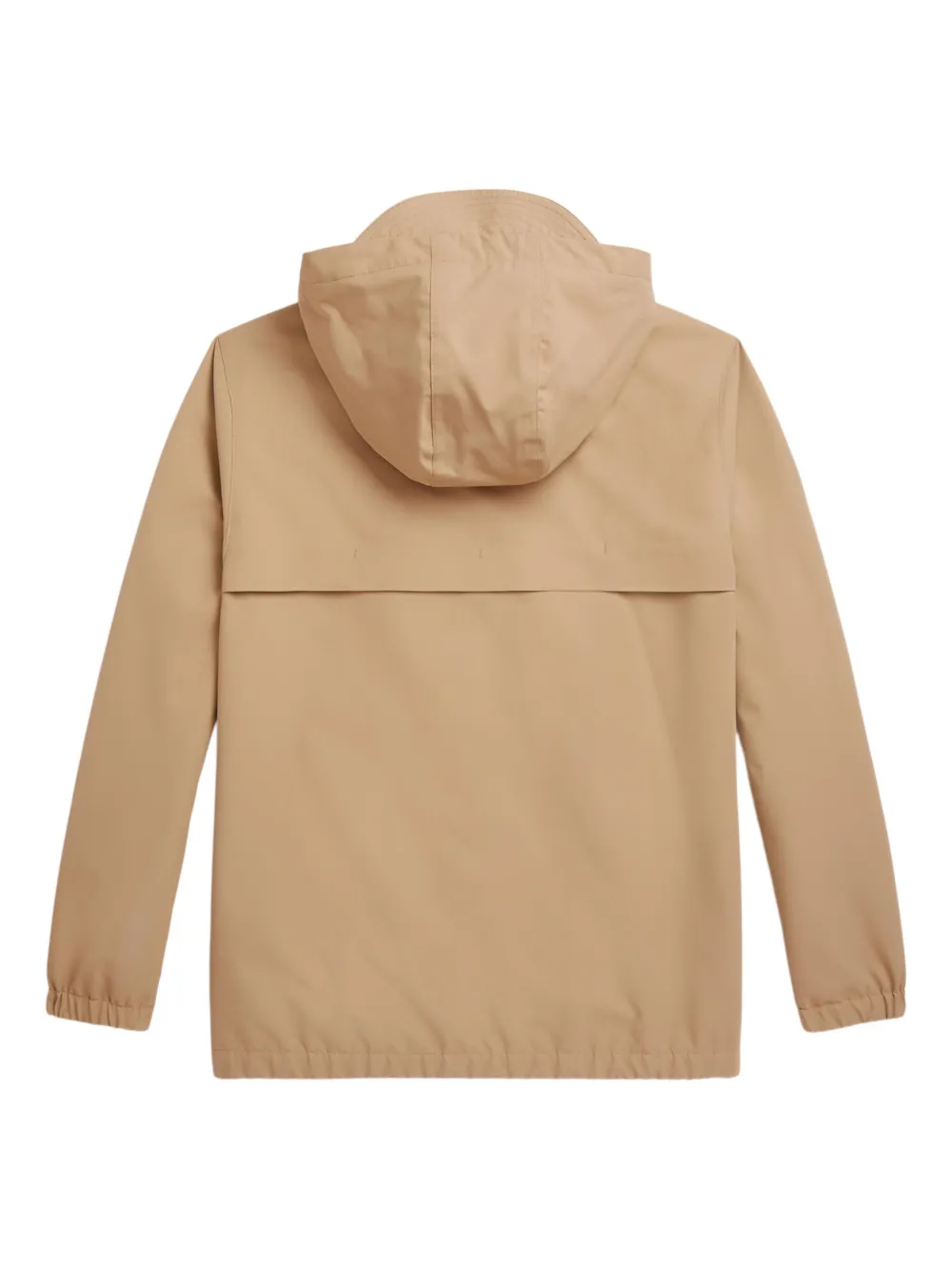 POLO RALPH LAUREN KIDS hooded zip-fastening windbreaker Beige