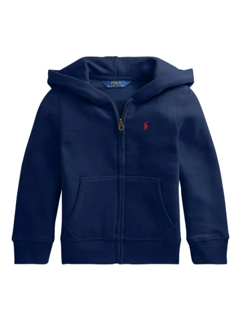 POLO RALPH LAUREN KIDS zip-up hoodie