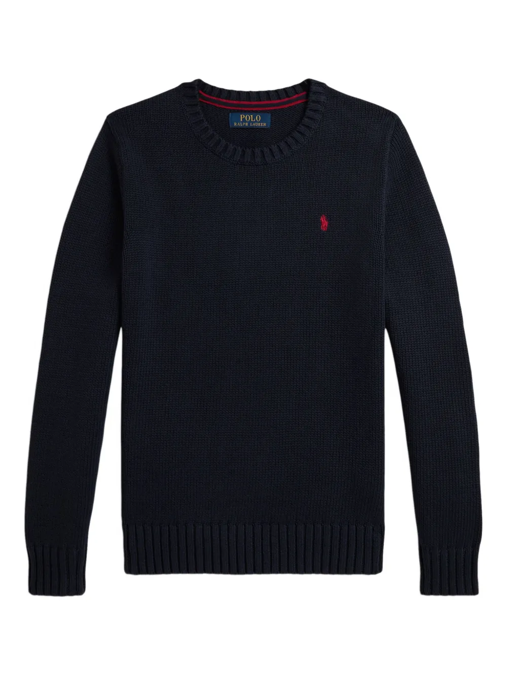 POLO RALPH LAUREN KIDS Gebreide trui met ronde hals Blauw