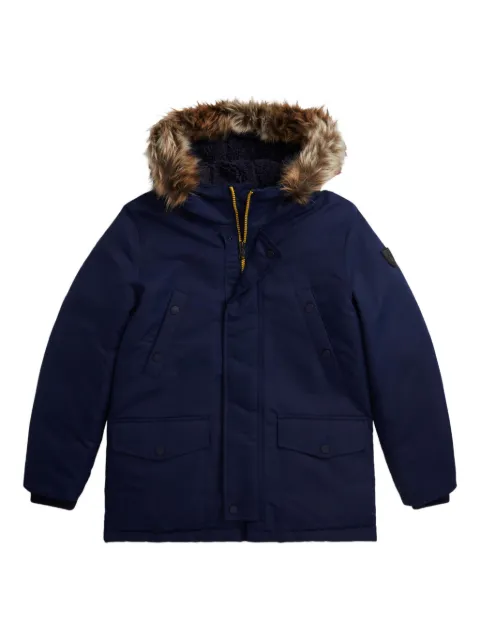 POLO RALPH LAUREN KIDS faux-fur parka coat