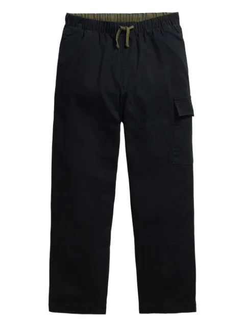 POLO RALPH LAUREN KIDS cargo-pocket drawstring trousers