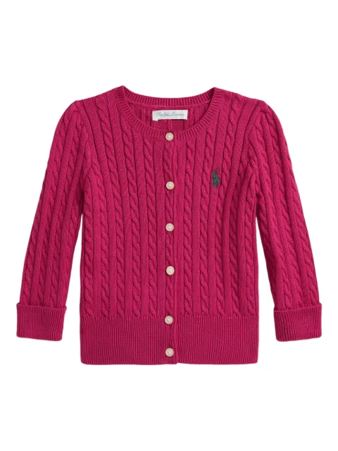POLO RALPH LAUREN KIDS cable-knit cardigan