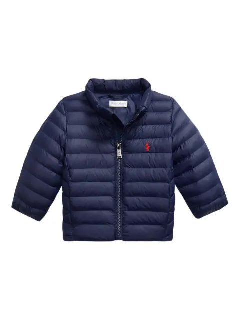POLO RALPH LAUREN KIDS quilted zip-fastening jacket