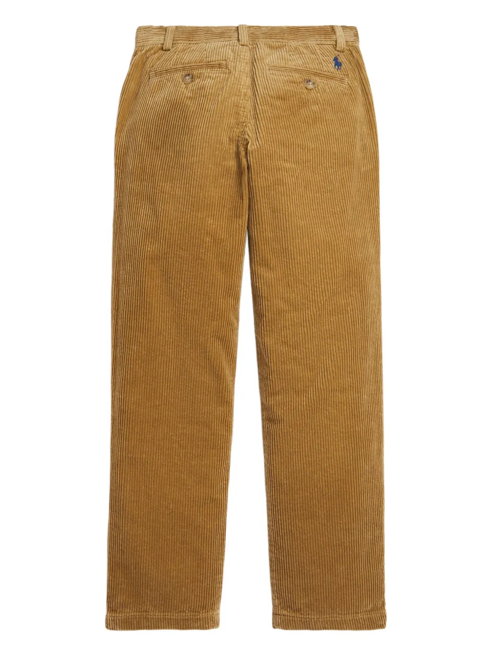 POLO RALPH LAUREN KIDS Ribfluwelen chino met platte voorkant Beige