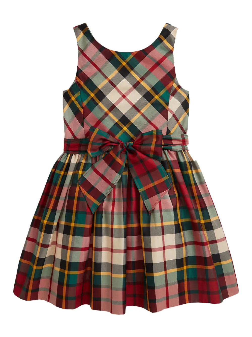 POLO RALPH LAUREN KIDS Abito con fiocco - Rosso