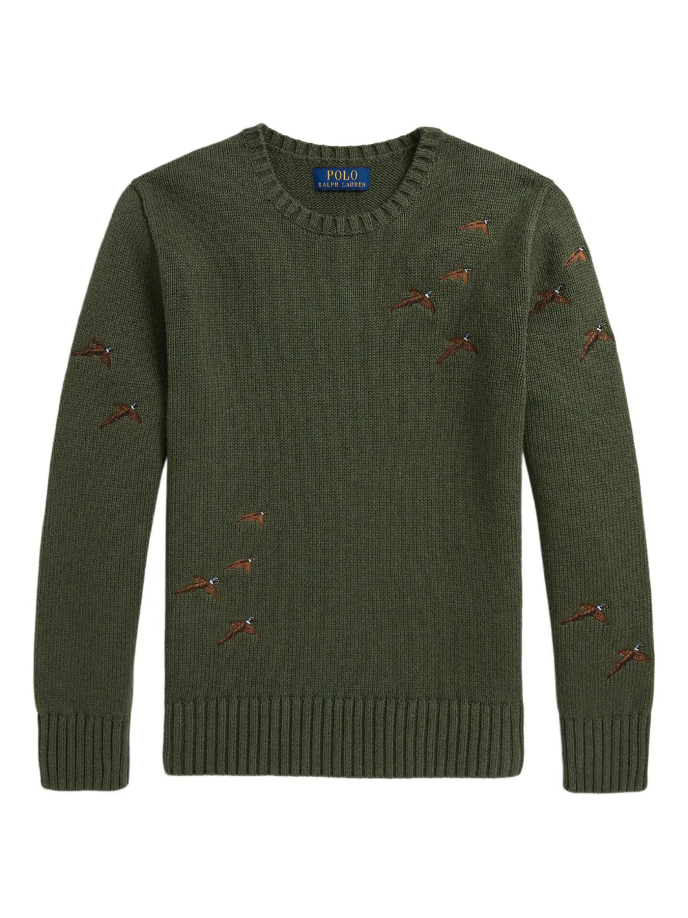 POLO RALPH LAUREN KIDS エルボーパッチ セーター - グリーン