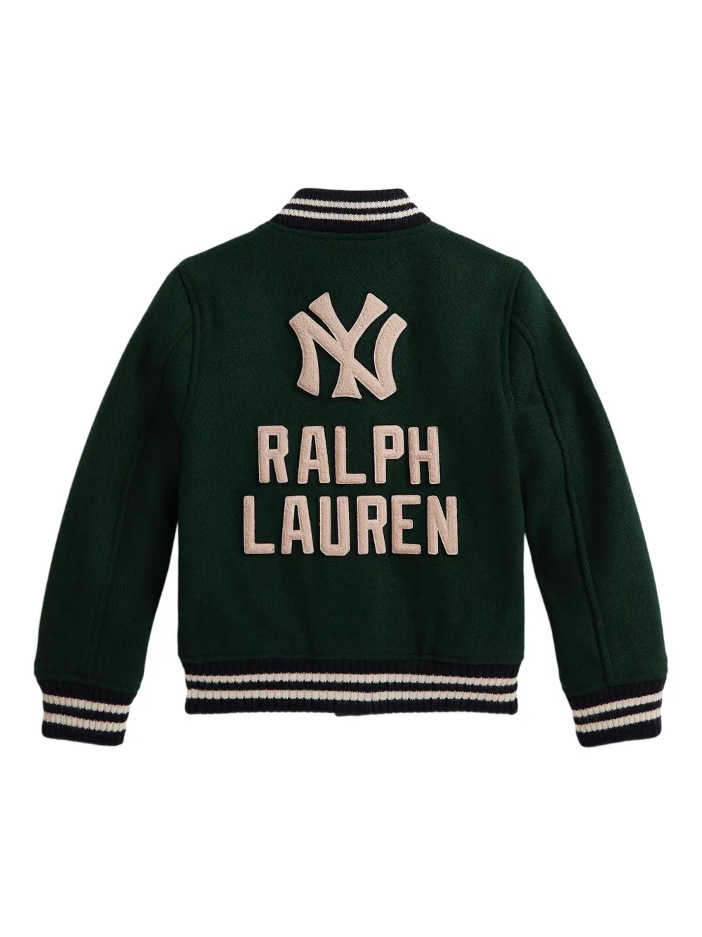 POLO RALPH LAUREN KIDS Bomberjack met applicatie Groen