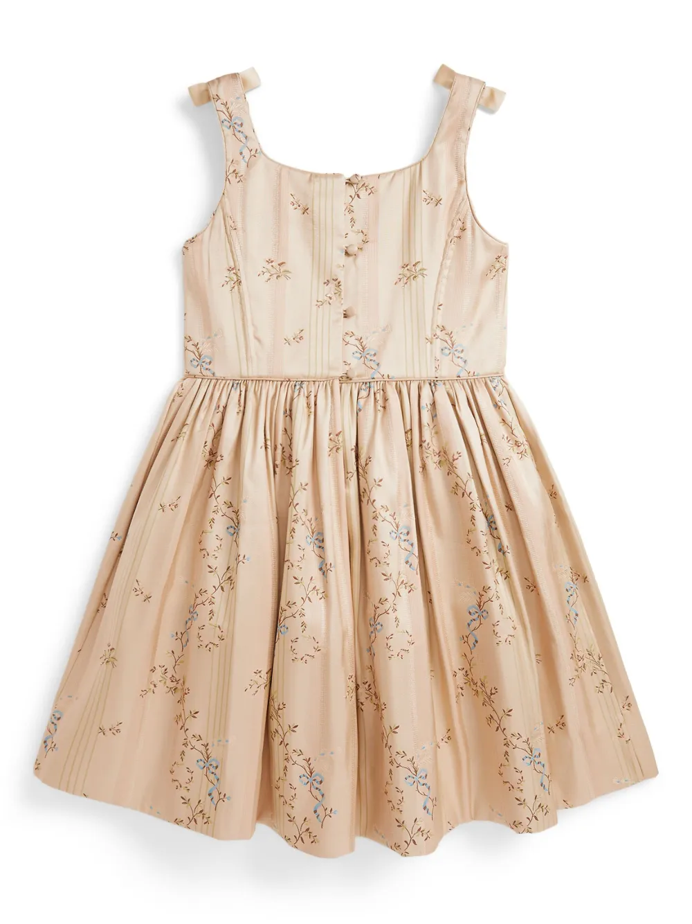 POLO RALPH LAUREN KIDS Jurk met bloemenprint Beige