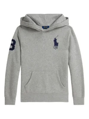 POLO RALPH LAUREN KIDS Big Pony Fleece Hoodie | Blue | FARFETCH