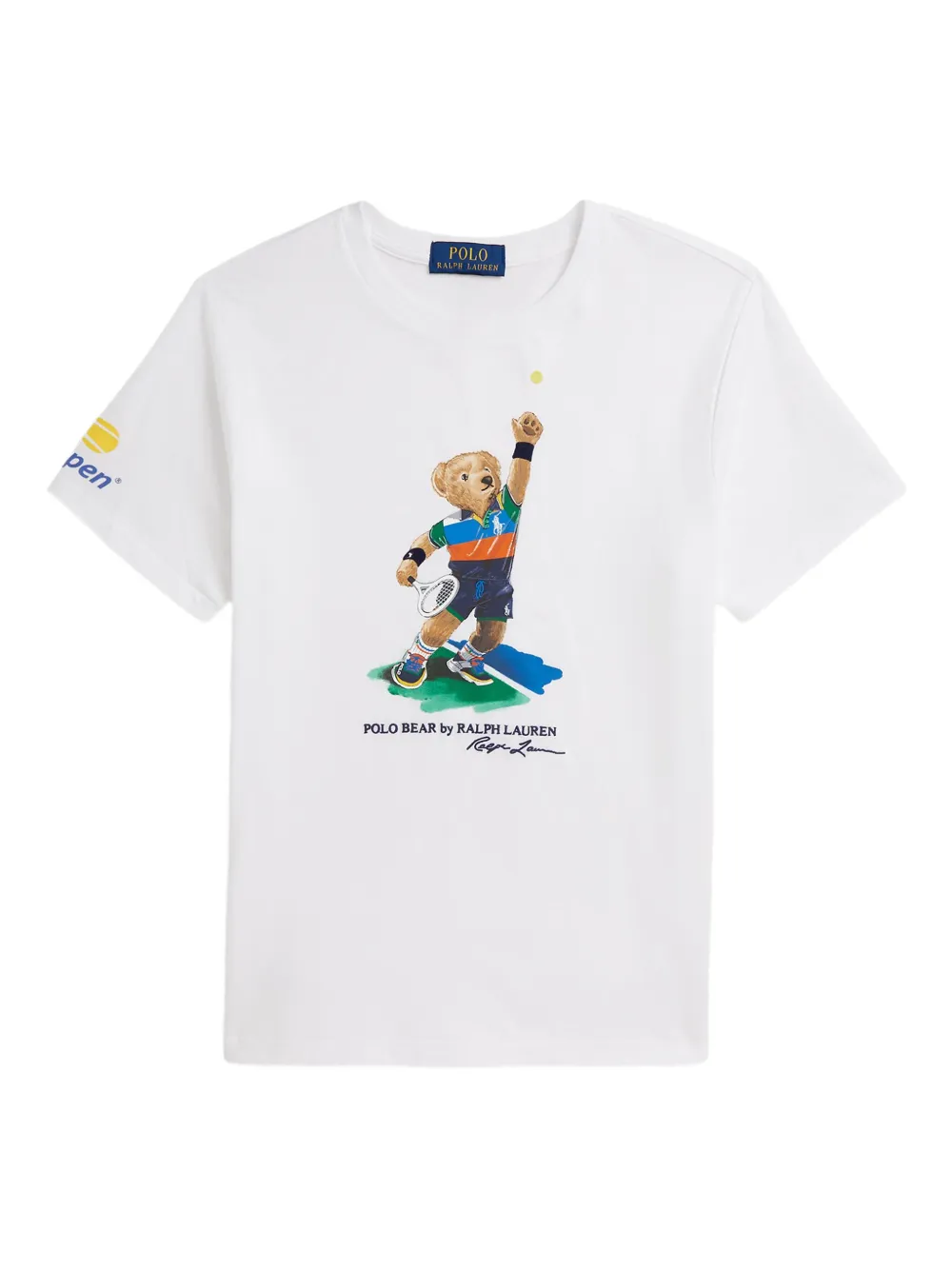 POLO RALPH LAUREN KIDS T-shirt met ronde hals Wit