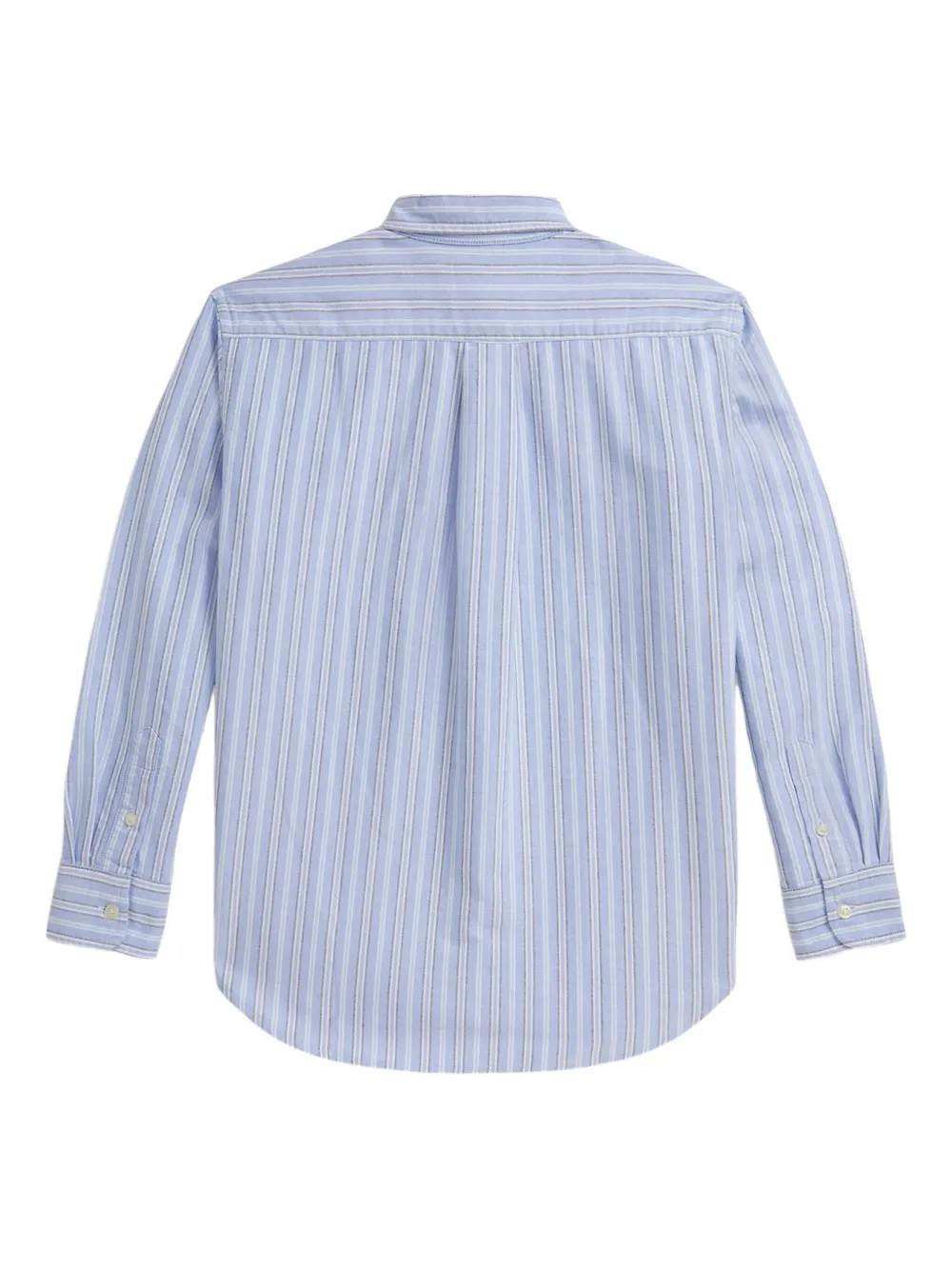 POLO RALPH LAUREN KIDS Gestreept shirt met geborduurd logo Blauw