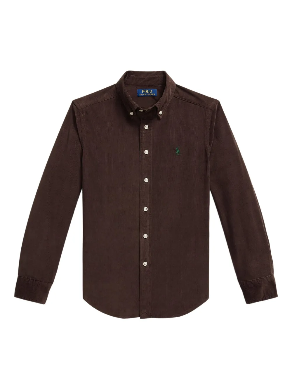POLO RALPH LAUREN KIDS コーデュロイ シャツ - ブラウン POLO RALPH LAUREN KIDS コーデュロイ シャツ - ブラウン