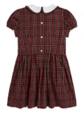 POLO RALPH LAUREN KIDS plaid short-sleeve dress - Red
