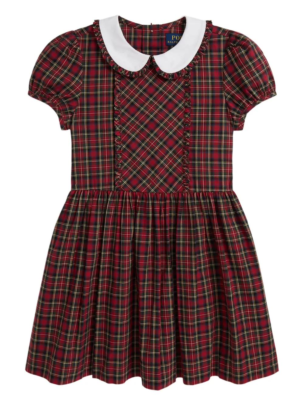 POLO RALPH LAUREN KIDS plaid short-sleeve dress | Girls Party & Special Occasion Dresses | Image 2