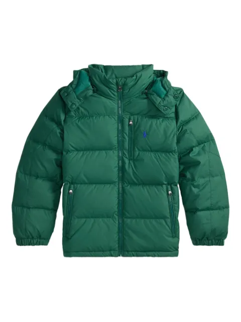 POLO RALPH LAUREN KIDS chamarra capitonada con capucha