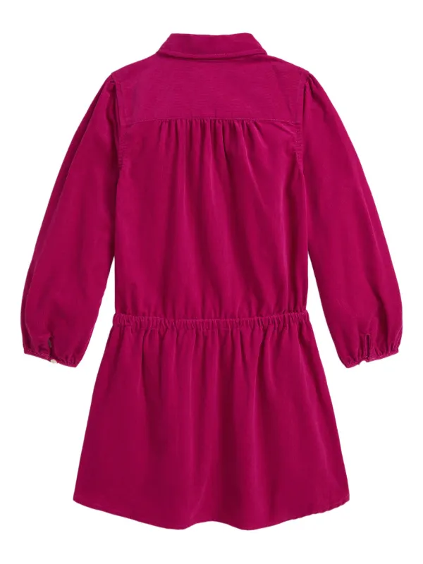 POLO RALPH LAUREN KIDS コーデュロイ シャツワンピース | ピンク