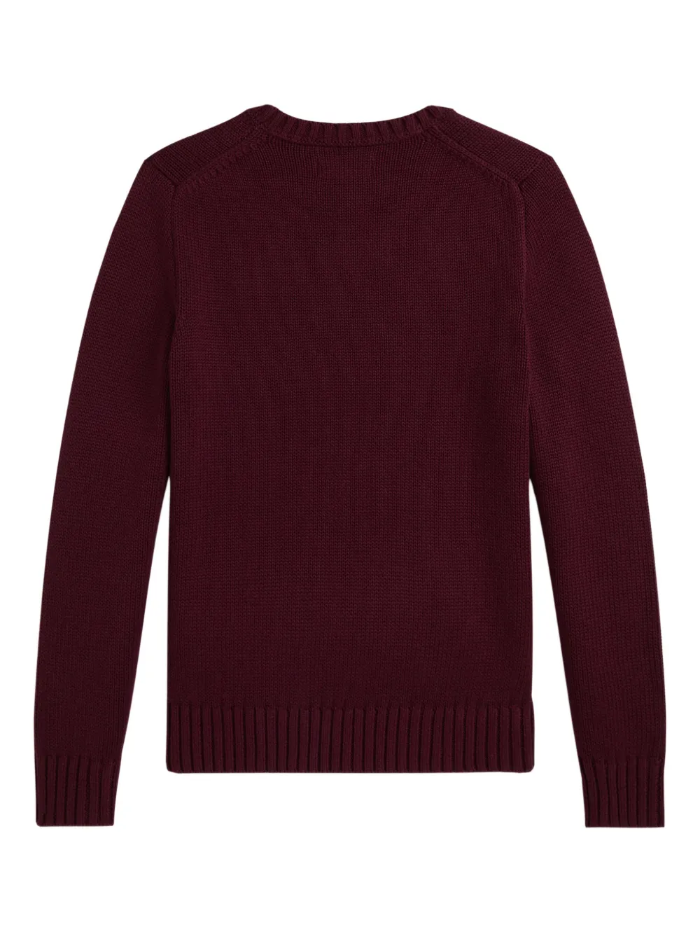POLO RALPH LAUREN KIDS Trui met geribbelde ronde hals Rood