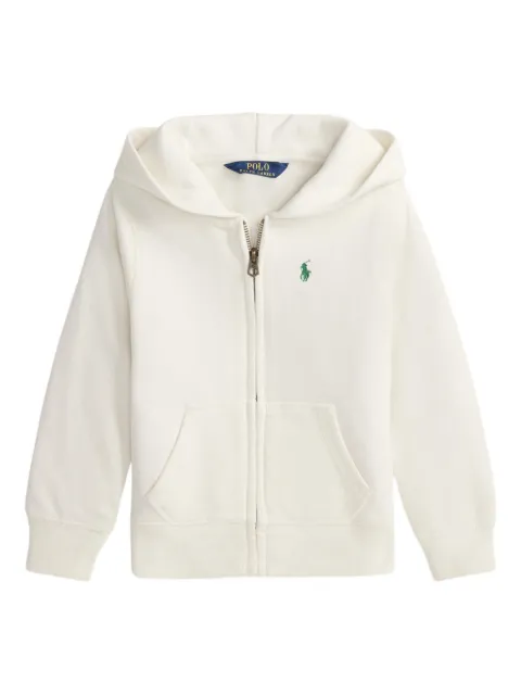 POLO RALPH LAUREN KIDS fleece zip-up hoodie