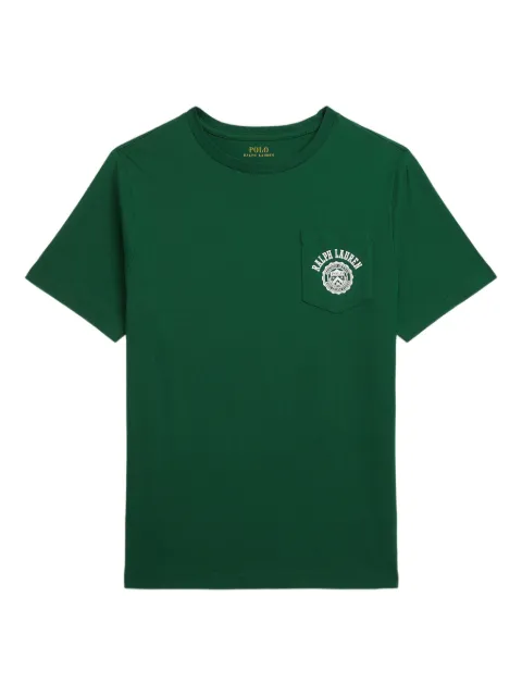 POLO RALPH LAUREN KIDS playera con logo estampado